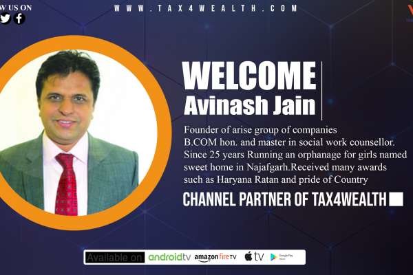 Welcome to Our New Channel Partner Mr. Avinash Jain