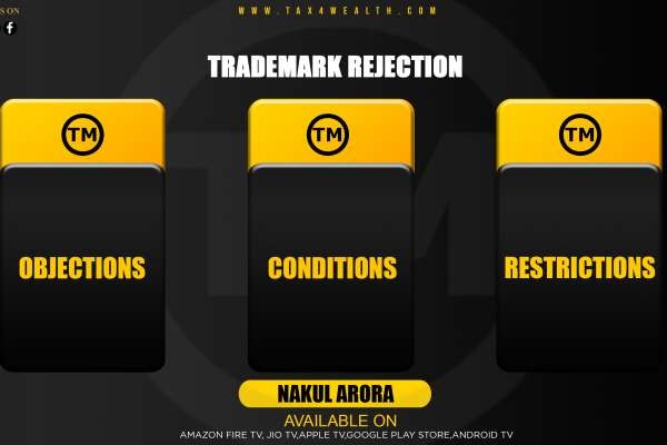 Trademark Rejection Objections , Conditions and Restrictions
